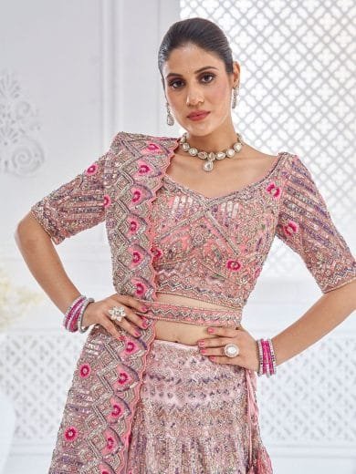 Gradient Pink Lehenga