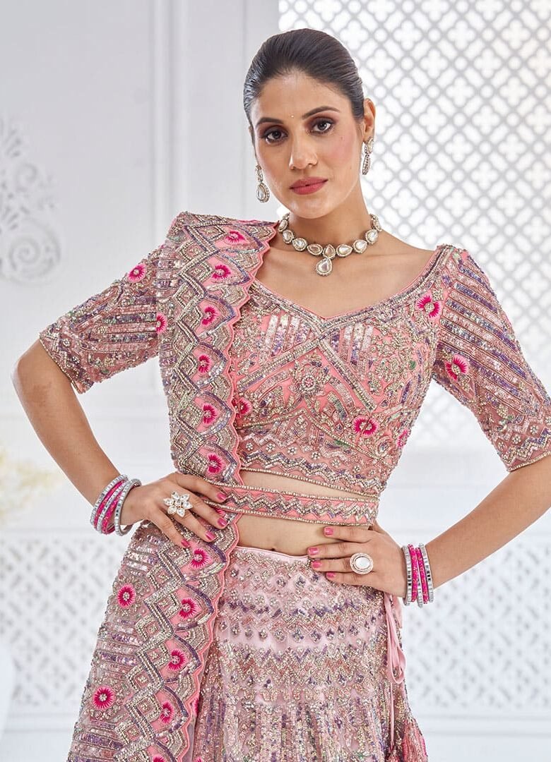 Gradient Pink Lehenga