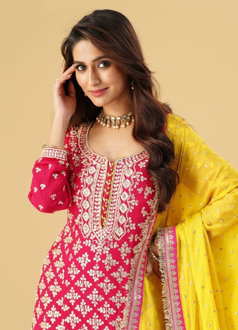 Multi Colour Gharara Set