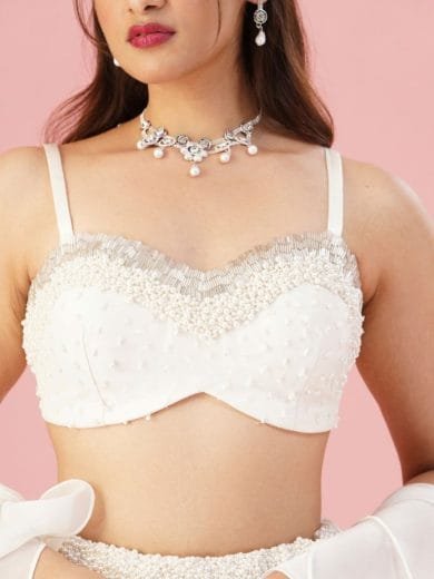 White Pearl pant set - Image 5
