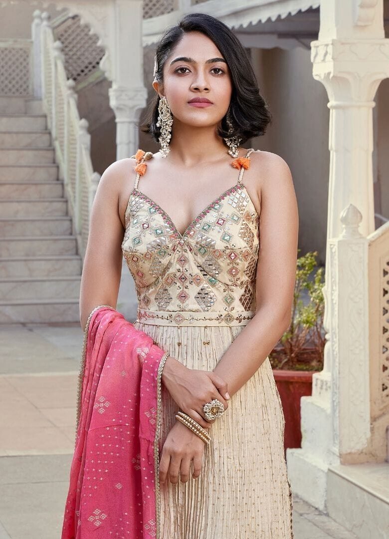 Golden Straight Fit Salwar Suit