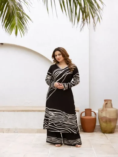 Black Palazzo Set